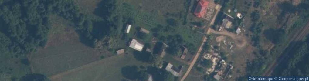 Zdjęcie satelitarne Zielony Dwór (powiat wejherowski)