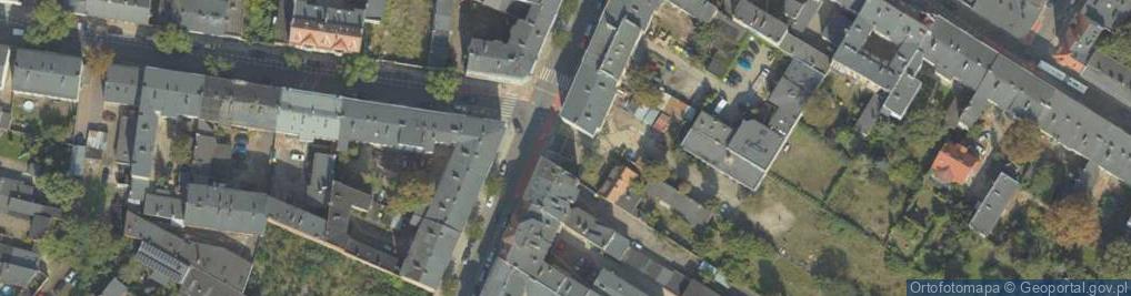 Zdjęcie satelitarne PaczkoPunkt InPost POP-BYD36