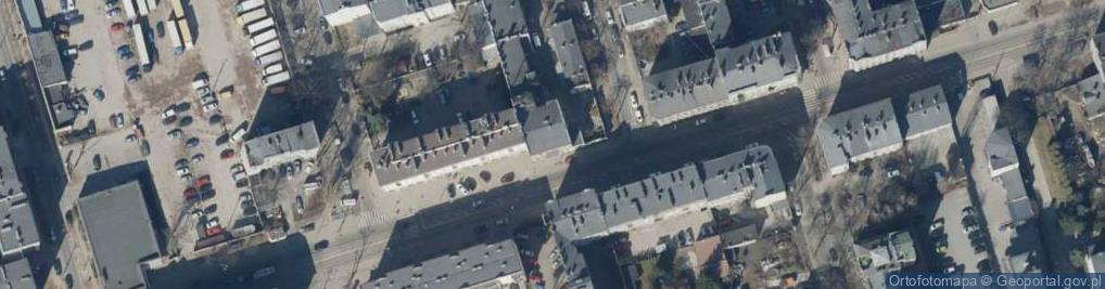 Zdjęcie satelitarne PaczkoPunkt InPost POP-LOD332