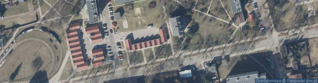 Zdjęcie satelitarne PaczkoPunkt InPost POP-LOD383