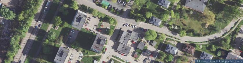 Zdjęcie satelitarne PaczkoPunkt InPost POP-SOS43