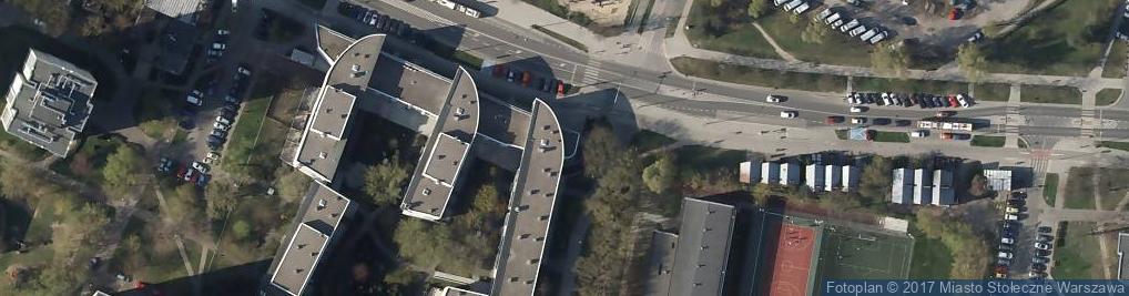 Zdjęcie satelitarne PaczkoPunkt InPost POP-WAW110