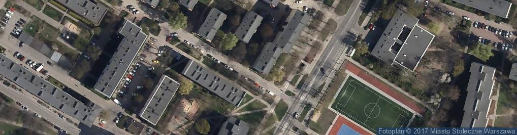 Zdjęcie satelitarne PaczkoPunkt InPost POP-WAW137