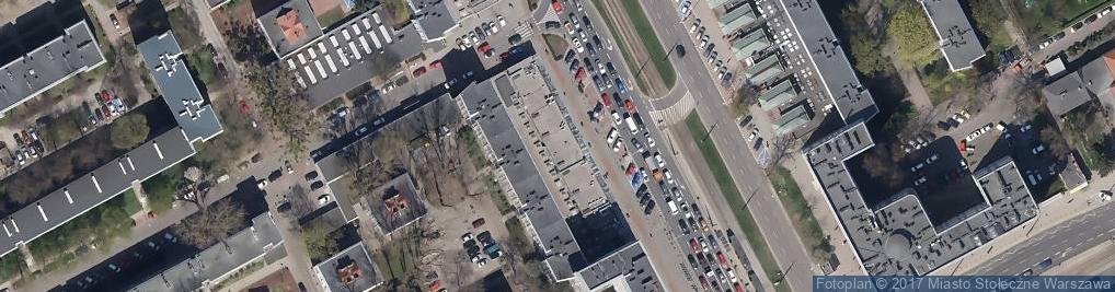 Zdjęcie satelitarne PaczkoPunkt InPost POP-WAW533