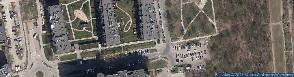 Zdjęcie satelitarne PaczkoPunkt InPost POP-WAW562