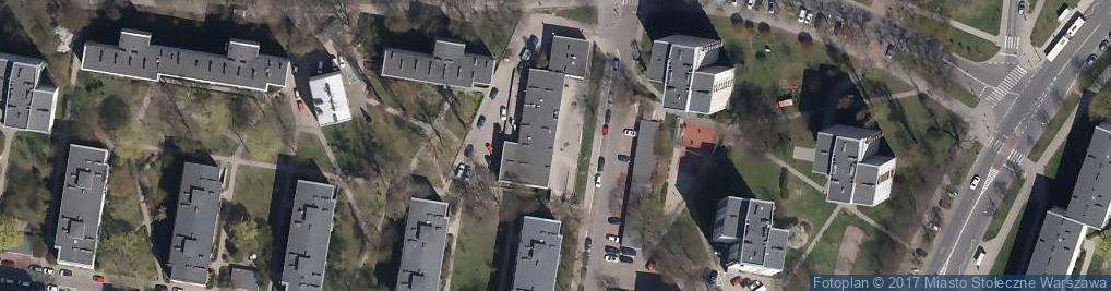 Zdjęcie satelitarne PaczkoPunkt InPost POP-WAW640