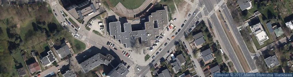 Zdjęcie satelitarne PaczkoPunkt InPost POP-WAW695
