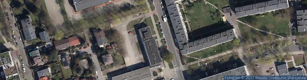 Zdjęcie satelitarne PaczkoPunkt InPost POP-WAW705