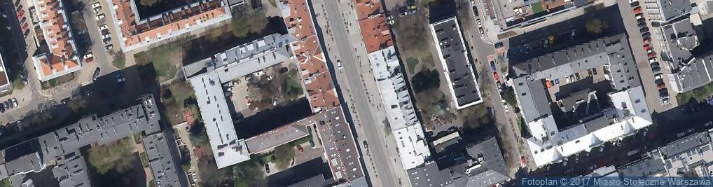 Zdjęcie satelitarne PaczkoPunkt InPost POP-WAW708