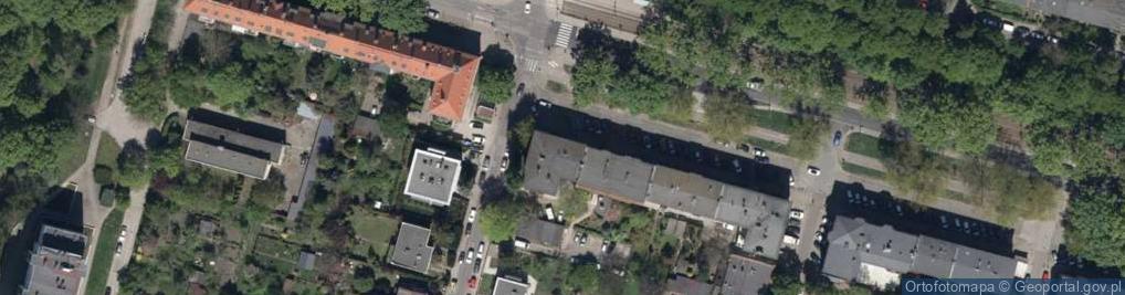 Zdjęcie satelitarne PaczkoPunkt InPost POP-WRO239