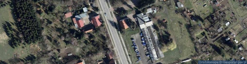 Zdjęcie satelitarne AEG. Instalacje gazowe