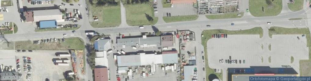 Zdjęcie satelitarne Unimax - filia Nowy Sącz
