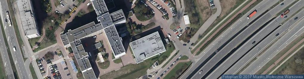Zdjęcie satelitarne Centralny Instytut Ochrony Pracy
