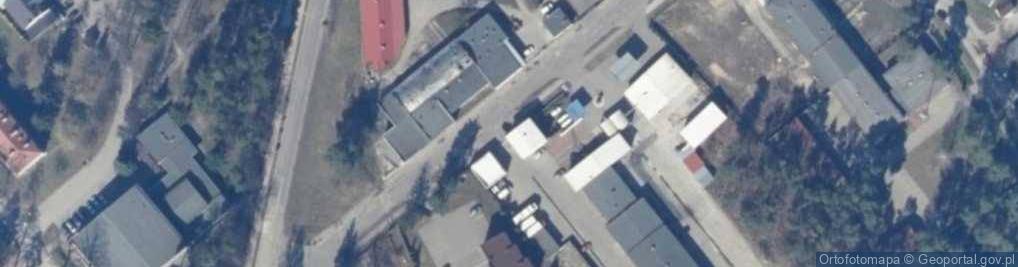 Zdjęcie satelitarne IP - Stacja paliw