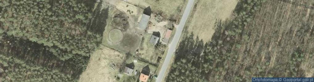 Zdjęcie satelitarne Dwie Podkowy - Hodowla Koni Śląskich w Grochowej