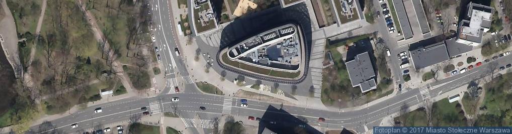 Zdjęcie satelitarne Wydział Komunikacji Warszawa Śródmieście