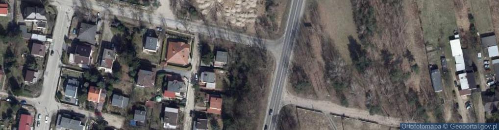 Zdjęcie satelitarne Na Rogach