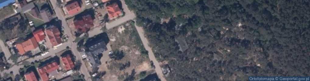 Zdjęcie satelitarne Zacisze - domki