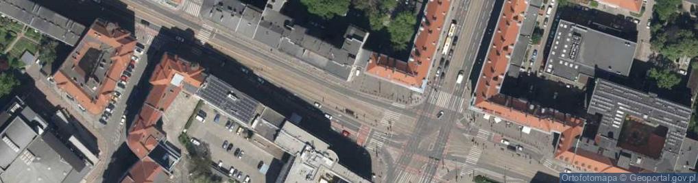 Zdjęcie satelitarne Adwokat Sławomir Wojciulewicz Kancelaria Adwokacka Wrocław