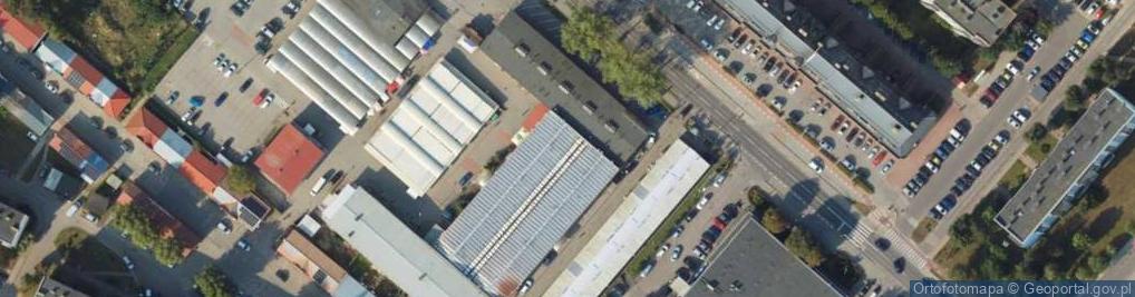 Zdjęcie satelitarne Eldorado. Kantor wymiany walut