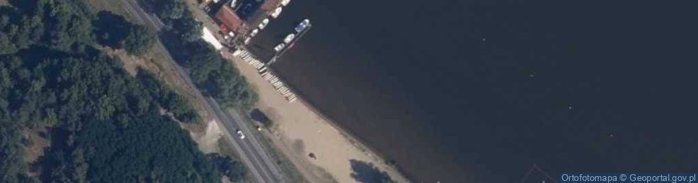 Zdjęcie satelitarne Dzika Plaża