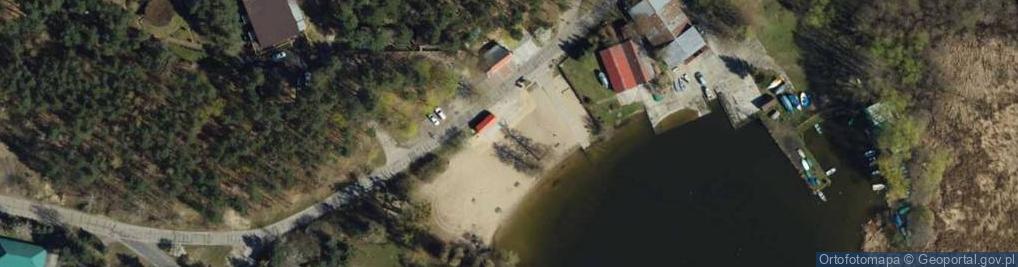 Zdjęcie satelitarne Rudnik - dzika plaża
