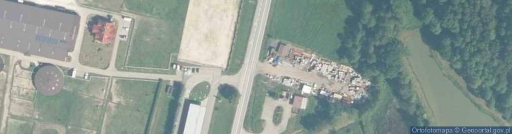 Zdjęcie satelitarne Betonowa kapliczka