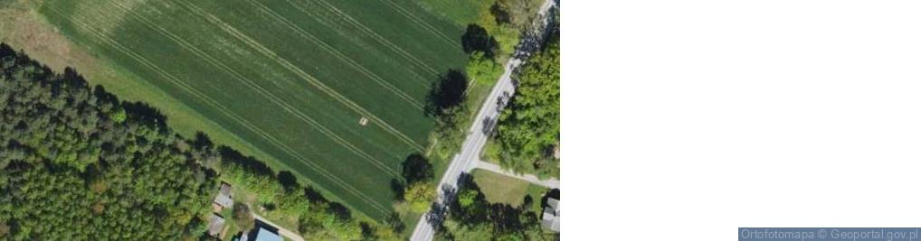 Zdjęcie satelitarne figurka Matki Boskiej