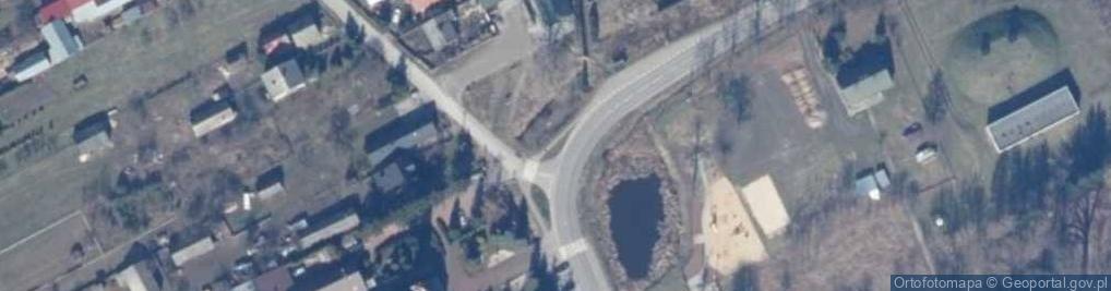 Zdjęcie satelitarne Kamienny Krzyż