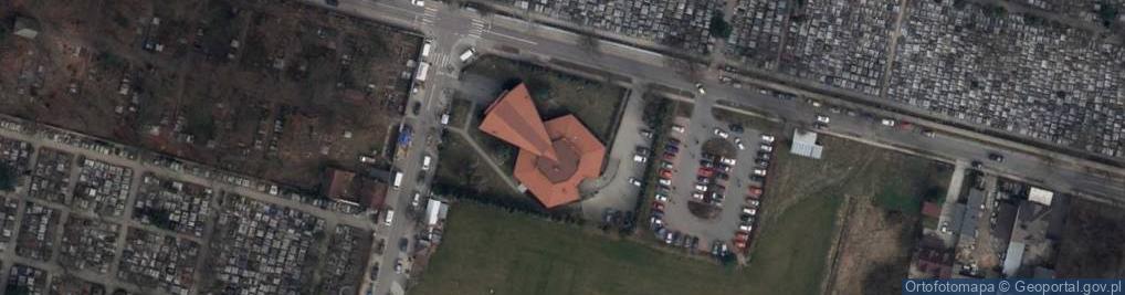 Zdjęcie satelitarne Kaplica Cmentarna