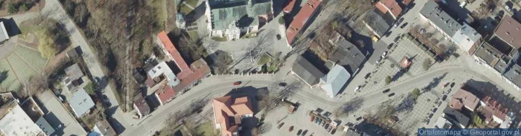 Zdjęcie satelitarne kaplica św. Jacka