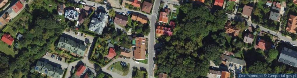 Zdjęcie satelitarne Kapliczka, Figura Świętych, Krzyż 1875r