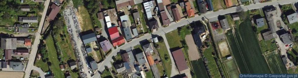 Zdjęcie satelitarne Kapliczka, Figura Świętych, Krzyż