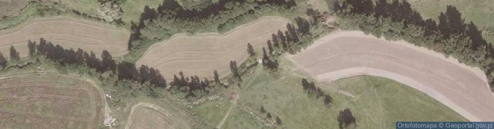 Zdjęcie satelitarne Kapliczka, Figura Świętych, Krzyż