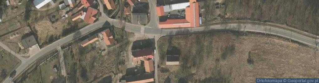 Zdjęcie satelitarne Kapliczka, Figura Świętych, Krzyż