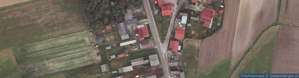 Zdjęcie satelitarne Kapliczka, Figura Świętych, Krzyż