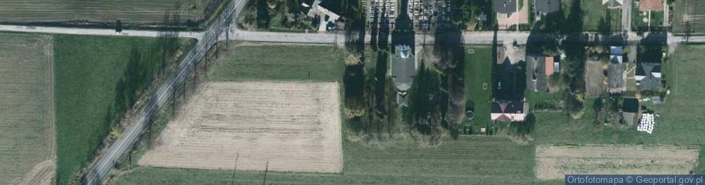 Zdjęcie satelitarne Kapliczka, Figura Świętych, Krzyż