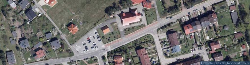 Zdjęcie satelitarne Kapliczka, Figura Świętych, Krzyż