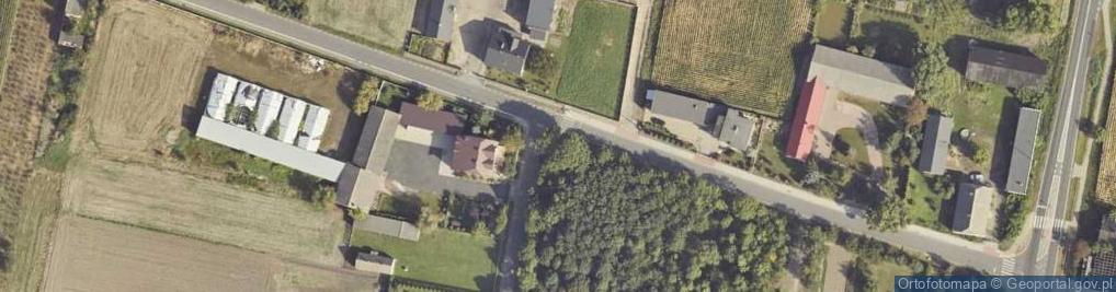 Zdjęcie satelitarne Kapliczka, Figura Świętych, Krzyż