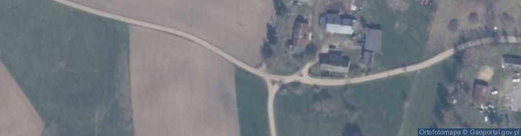 Zdjęcie satelitarne Kapliczka, Figura Świętych, Krzyż