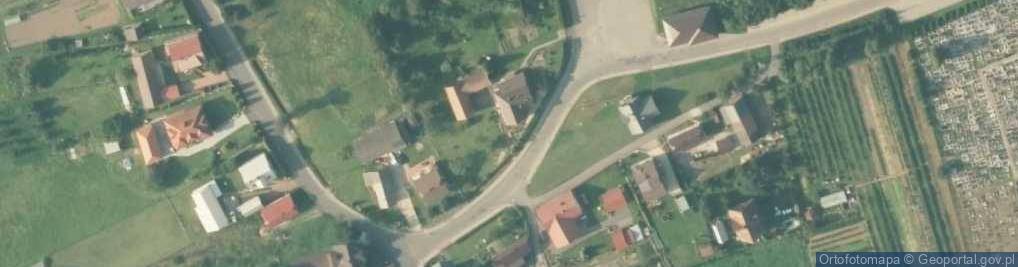 Zdjęcie satelitarne Kapliczka, Figura Świętych, Krzyż