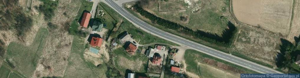 Zdjęcie satelitarne Kapliczka, Figura Świętych, Krzyż