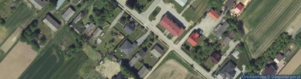 Zdjęcie satelitarne Kapliczka, Figura Świętych, Krzyż