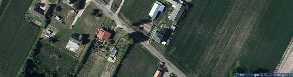 Zdjęcie satelitarne Kapliczka, Figura Świętych, Krzyż