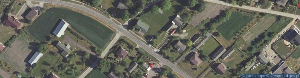 Zdjęcie satelitarne Kapliczka, Figura Świętych, Krzyż