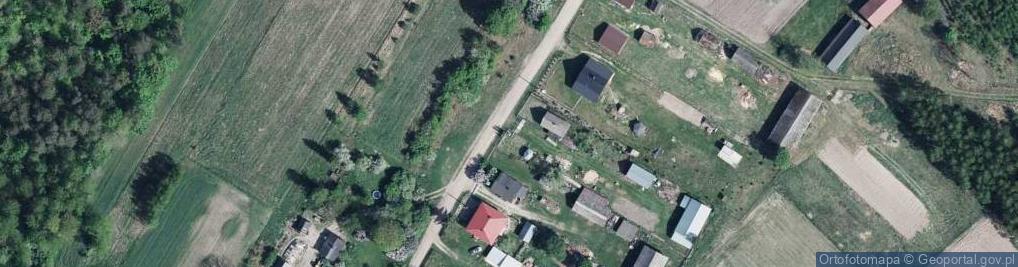 Zdjęcie satelitarne Kapliczka, Figura Świętych, Krzyż