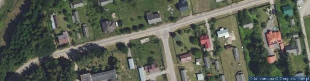 Zdjęcie satelitarne Kapliczka, Figura Świętych, Krzyż