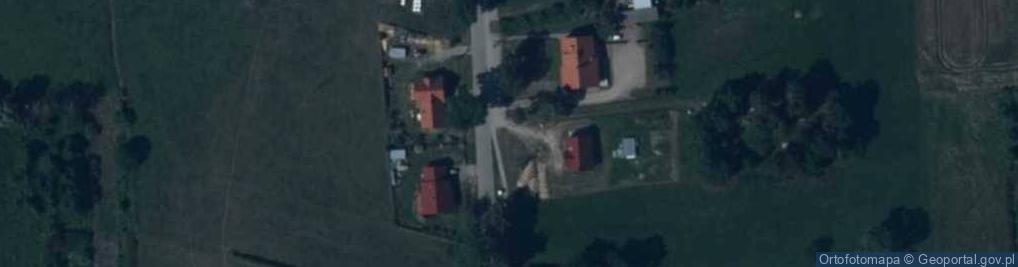 Zdjęcie satelitarne Krzyż drewniany