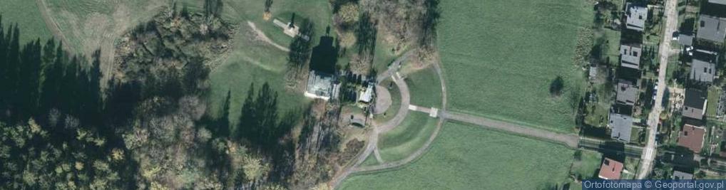 Zdjęcie satelitarne Krzyż na Kaplicówce