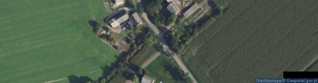 Zdjęcie satelitarne Krzyż przydrożny